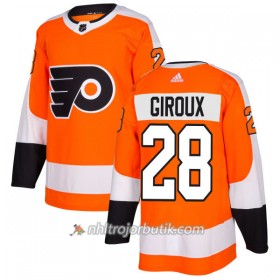Män Ishockey Philadelphia Flyers Tröja Claude Giroux 28 Adidas 2017-2018 Orange Authentic